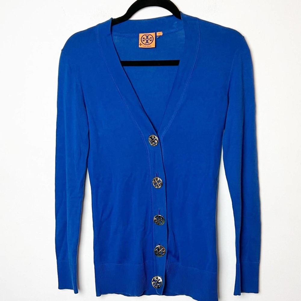 SZ XS Tory Burch Cardigan w/ Gold Hardware